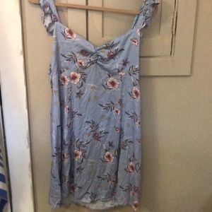 A light blue flower dress